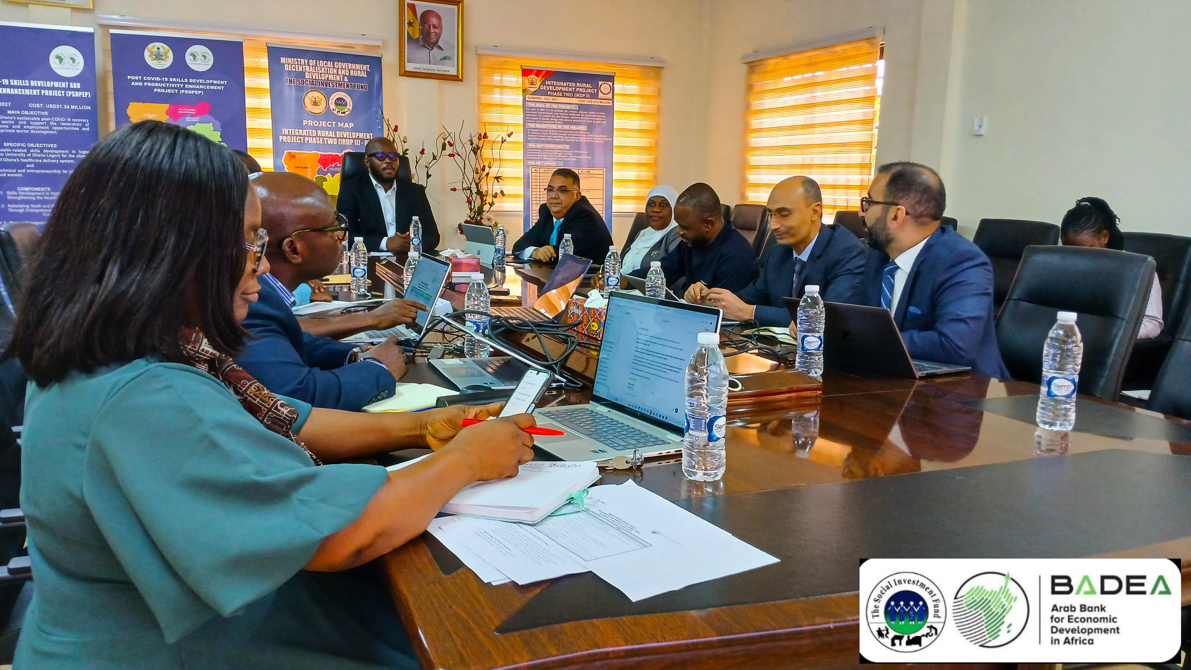 BADEA APPRAISAL MISSION MEETS WITH SIF & MINISTRY OF FINANCE