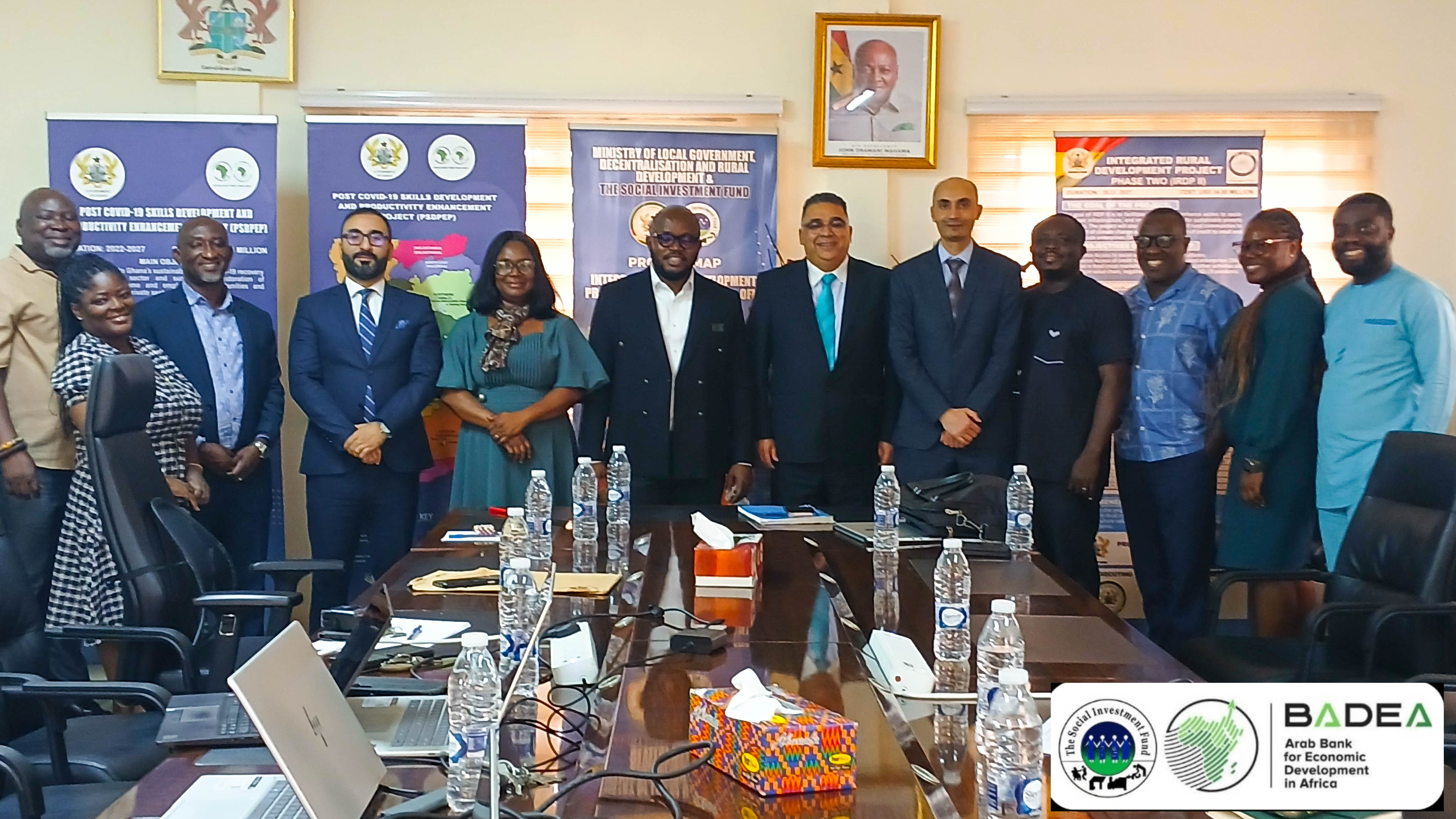 BADEA APPRAISAL MISSION MEETS WITH SIF & MINISTRY OF FINANCE